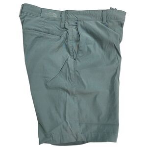 The North Face Shorts Men's 34 Sprag Shorts Flat Front Chino Teal